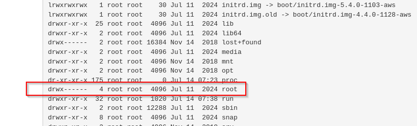 Root Directory Permission